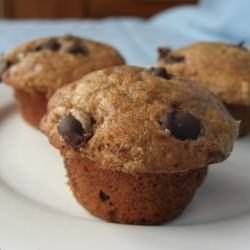 Mini Banana Chocolate Chip Muffins