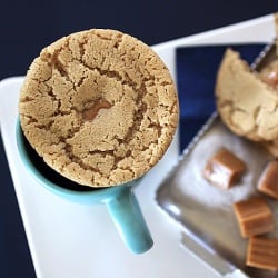 Caramel Stuffed Apple Cider Cookies