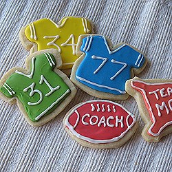 Football Jersey Cookies