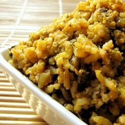 Spinach-Lentils Rice