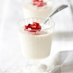 Pomegranate Panna Cottas
