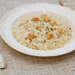 Castelmagno and Hazelnut Risotto