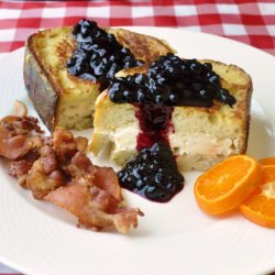 Stuffed French Toast with Blueberry