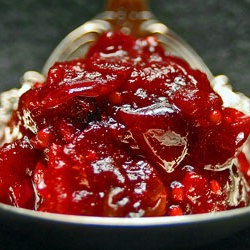 Gingered Cranberry Fig Chutney