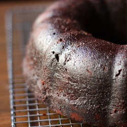 Black Chocolate Party Cake