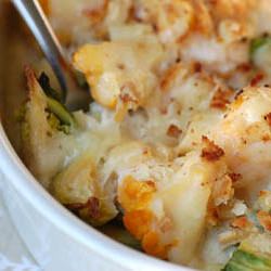 Cauliflower Brussels Sprout Gratin