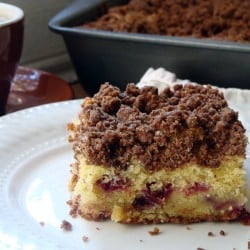 Apple Cranberry Crumb Cake