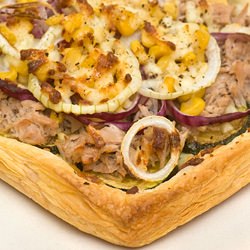 Puff Pastries with Tuna & Corn