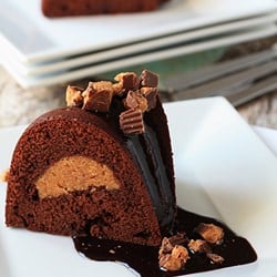 Chocolate Peanut Butter Bundt