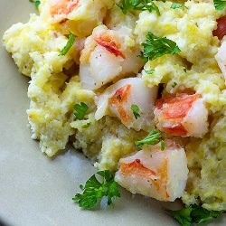 Shrimp with Cheese Grits