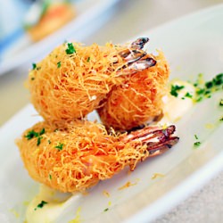 Kataffi Wrapped Prawns