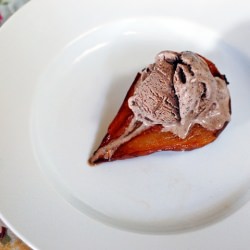 Roasted Pears with Gelato
