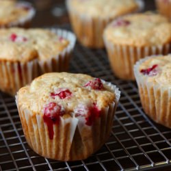 Pear-cranberry Spice Cupcakes