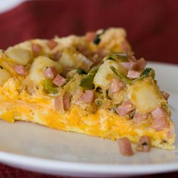 Ham & Cheese Pan Souffle
