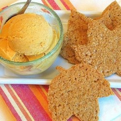 Pumpkin Ice Cream & Ginger Cookies