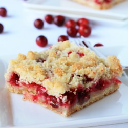 Cranberry Crumb Bars