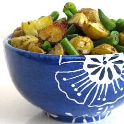 Roasted Baby Potatoes & French Bean