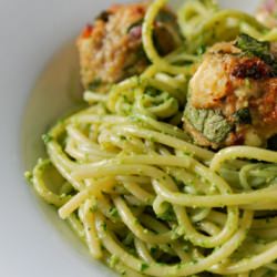 Spaghetti with Turkey Meatballs