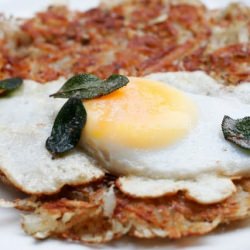 Ducky Breakfast: Duck eggs & hash