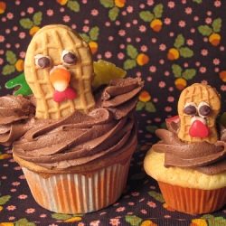 Turkey Cupcake Tutorial
