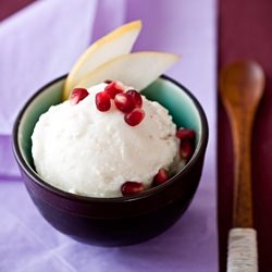 Asian Pear Frozen Yogurt