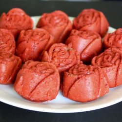 Red Velvet Cupcake Roses