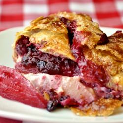 Easy Partridgeberry Pear Strudel