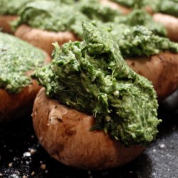 Spinach & Feta Stuffed Mushrooms