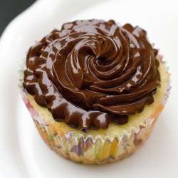 Double Chocolate Truffle Cupcakes