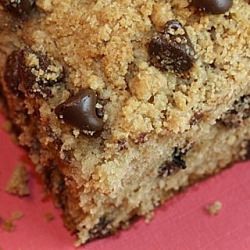 PB & CC Streusel Cake