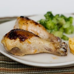 Spicy Orange Glazed Drumsticks