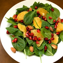 Spinach Pomegrante Salad