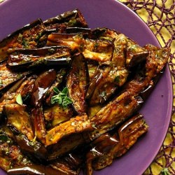 Marinated Eggplant w/ Garlic + Herb