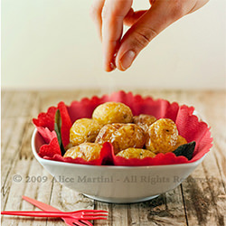 Wasabi Fried Potatoes