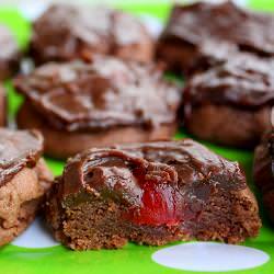 Double Chocolate Cherry Cookies