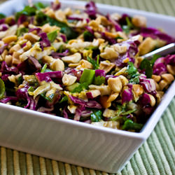 Napa Cabbage and Red Cabbage Salad