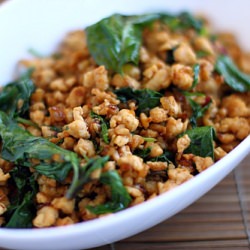Spicy Chicken with Basil