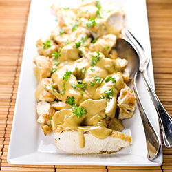 Chicken with Creamy Marsala Sauce