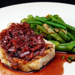 Pork with Pomegranate Pan Sauce