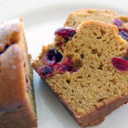 Gluten-free Pumpkin Cranberry Bread