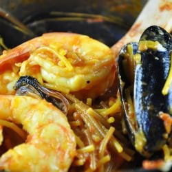 Fideos or Pasta Paella