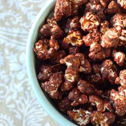 Chocolate Popcorn with Sea Salt