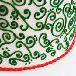Christmas Cake-with Tutorial