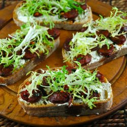 Spanish Chorizo Crostini