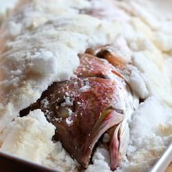 Baked Whole Fish in a Salt Crust