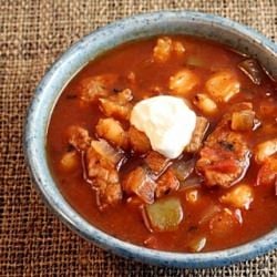Ancho Pork and Hominy Stew