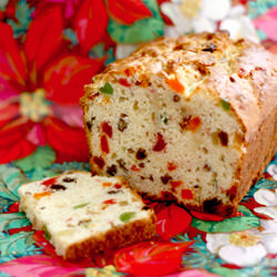 Holiday Cream Cheese Fruitcake