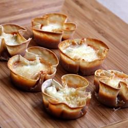 Lasagna Appetizer Cups