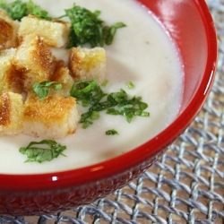 Cream of Cauliflower and Camembert