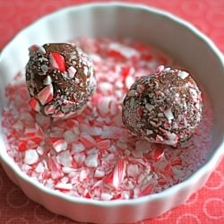 Chocolate Peppermint Crunch Cookies